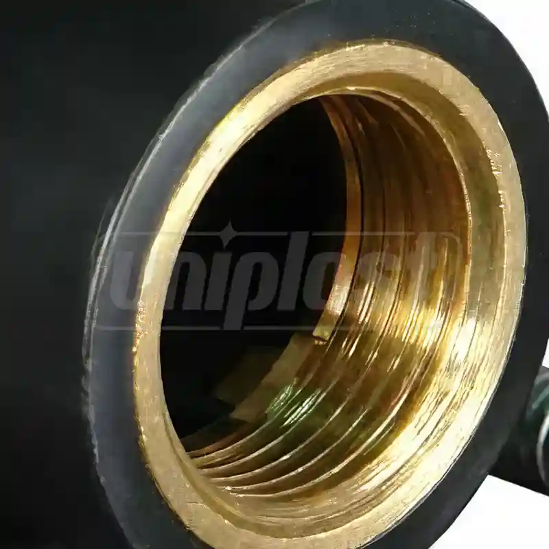 Тройник-хомут D.110 x 3/4" / 10 T 4 болта, бронзовая резьба  UNISERA