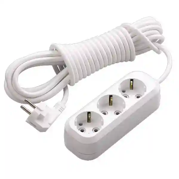 Prelungitor 3 locuri cu pamintare  7m 16A 250V (24/12 buc.)  MAKEL