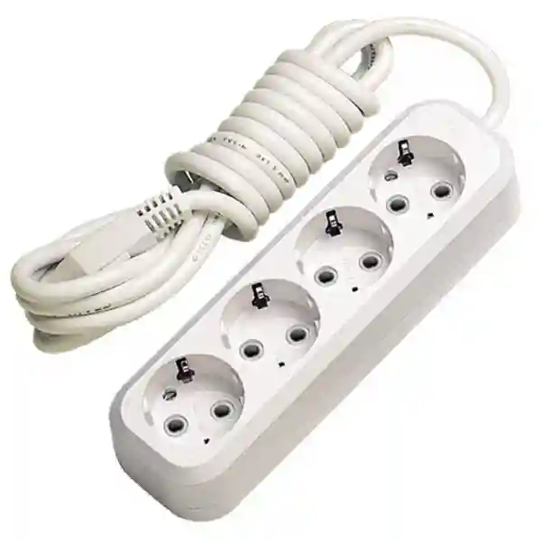 Prelungitor 4 locuri cu pamintare 3m 16A 250V (48/12 buc.)  MAKEL