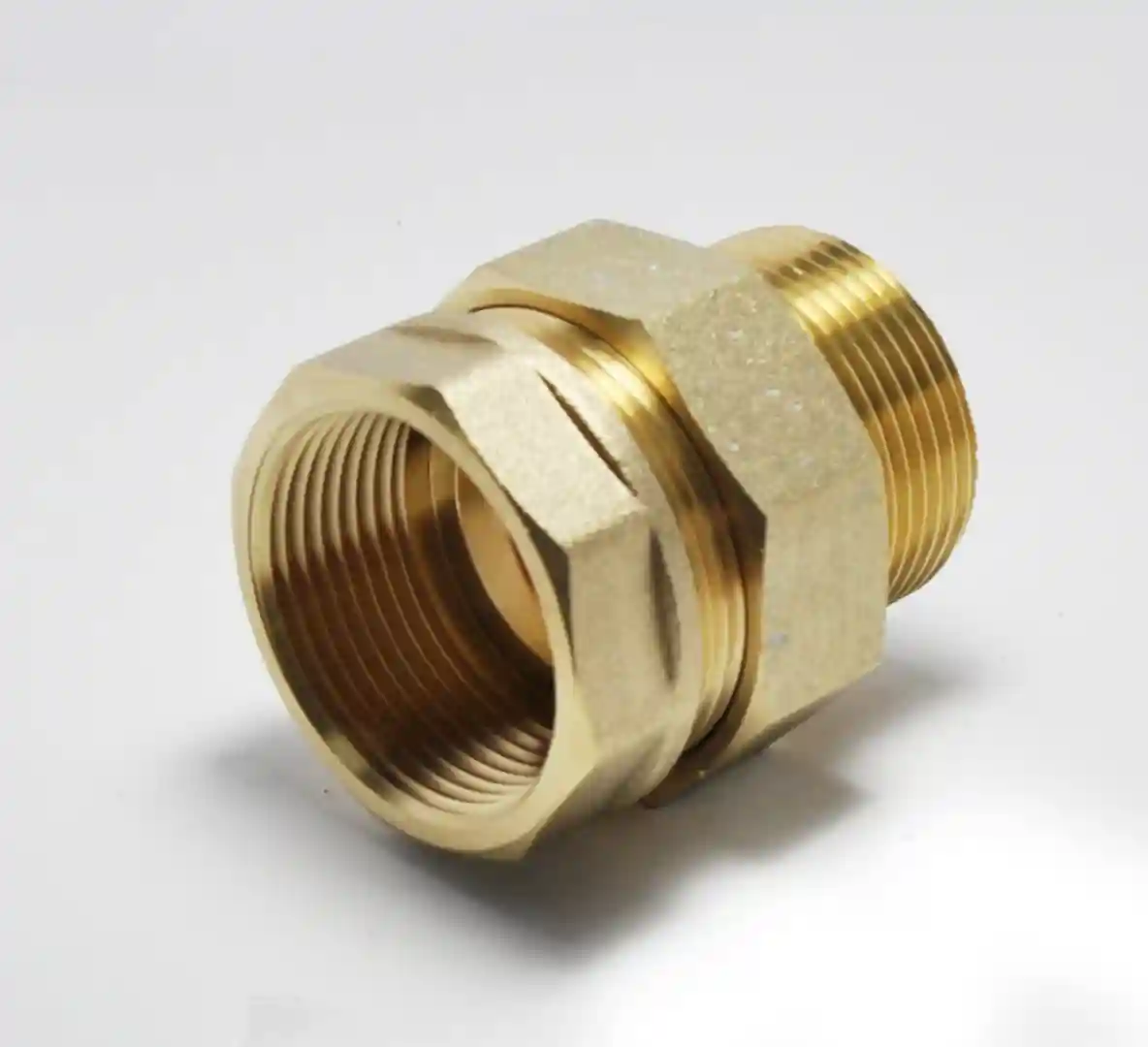 Гайка накидная D. 1.1/4" П/М бронзовая HY