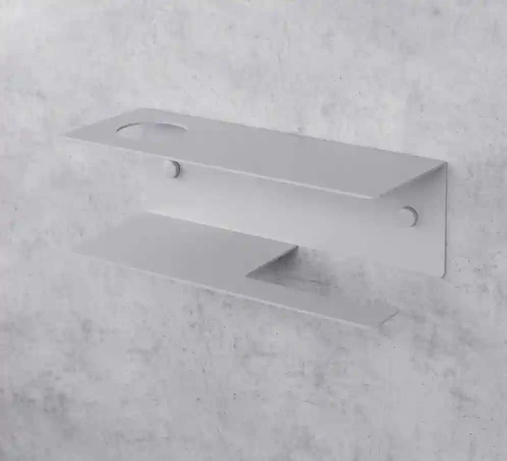 Держатель с полкой для туалетной бумаги SHELF LINE