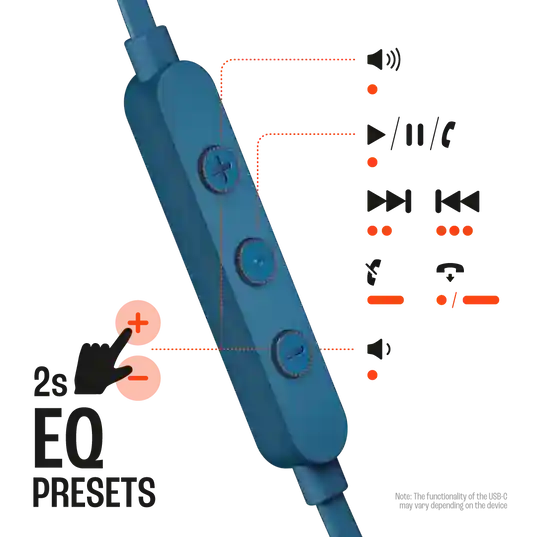 JBL Tune 310C USB Blue