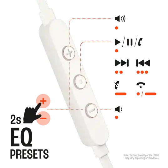 JBL Tune 310C USB White