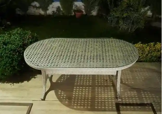 Masă din rattan 180x100cm