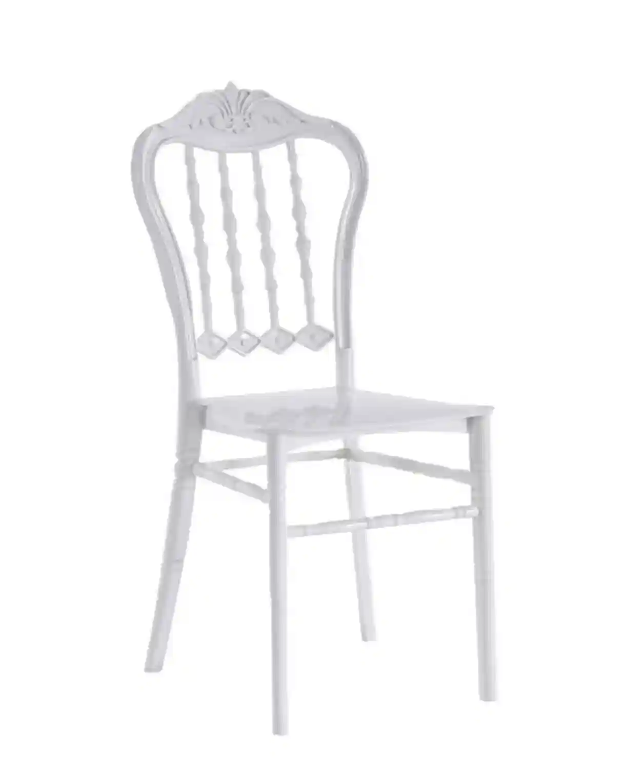 Scaun din plastic EMILIA  Alb