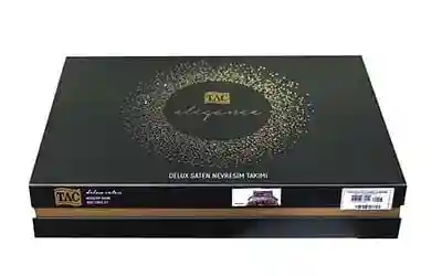 Set lenjerie de pat satin delux 2 TAC ROMANIE