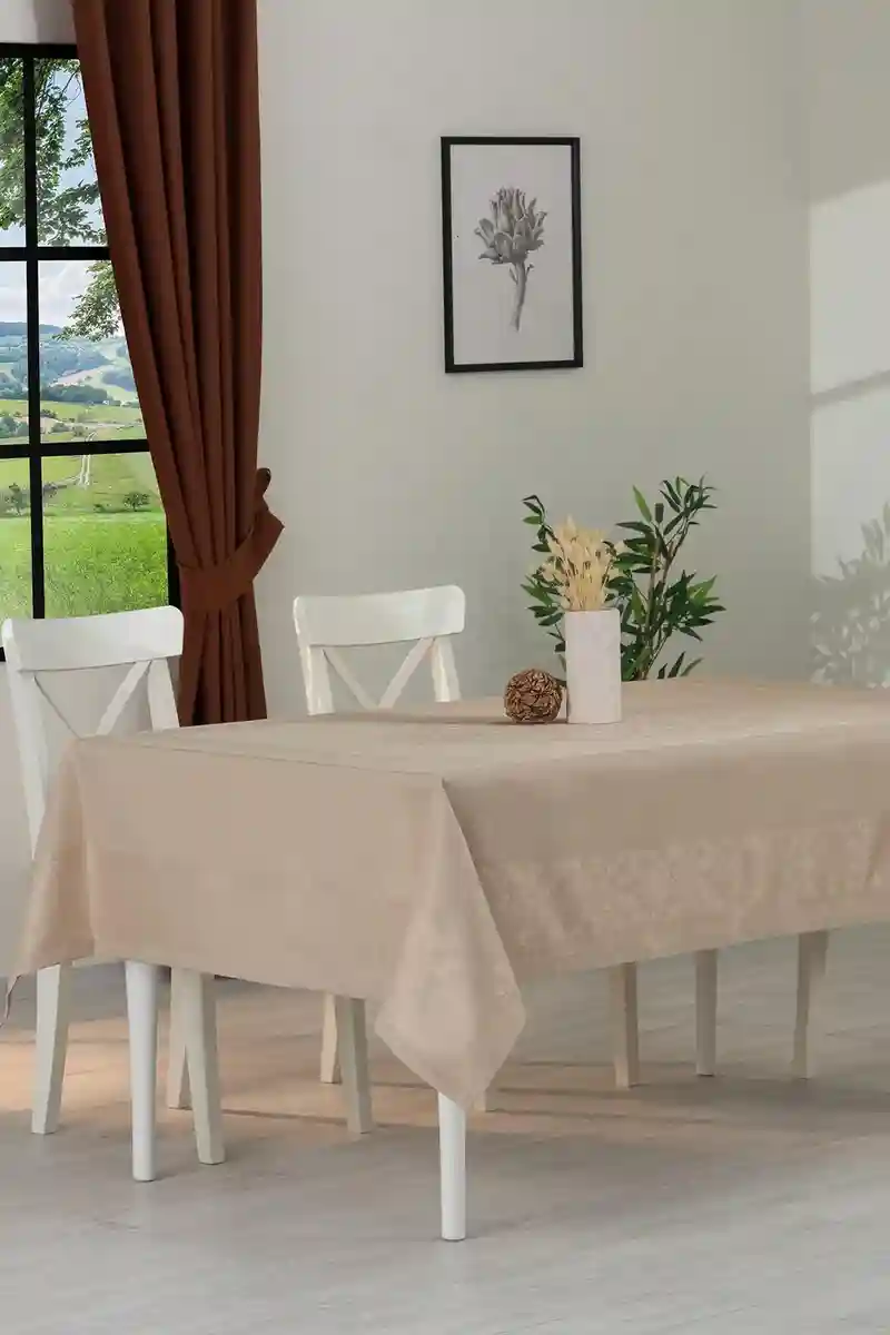 Față de masă Teflon (ETAMIN) 150x220 Cappuccino