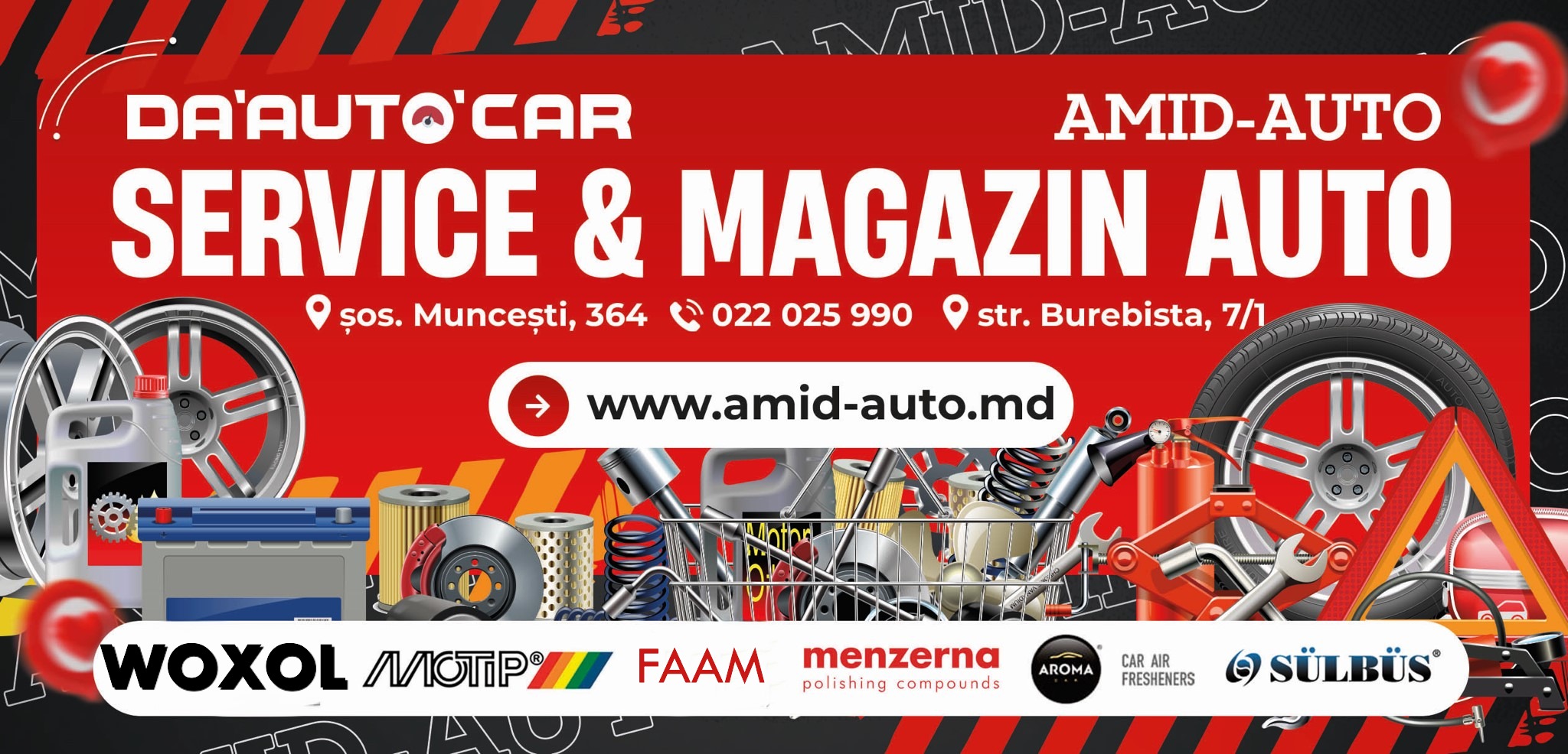 Amid-Auto - Автохимия, масла, аксессуары, аккумуляторы и инструменты – все для вашего авто 🚗