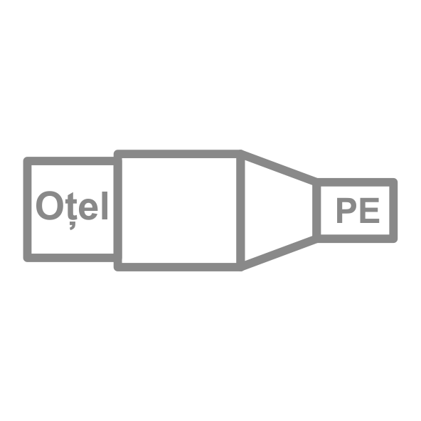 Trecere PE-Oțel