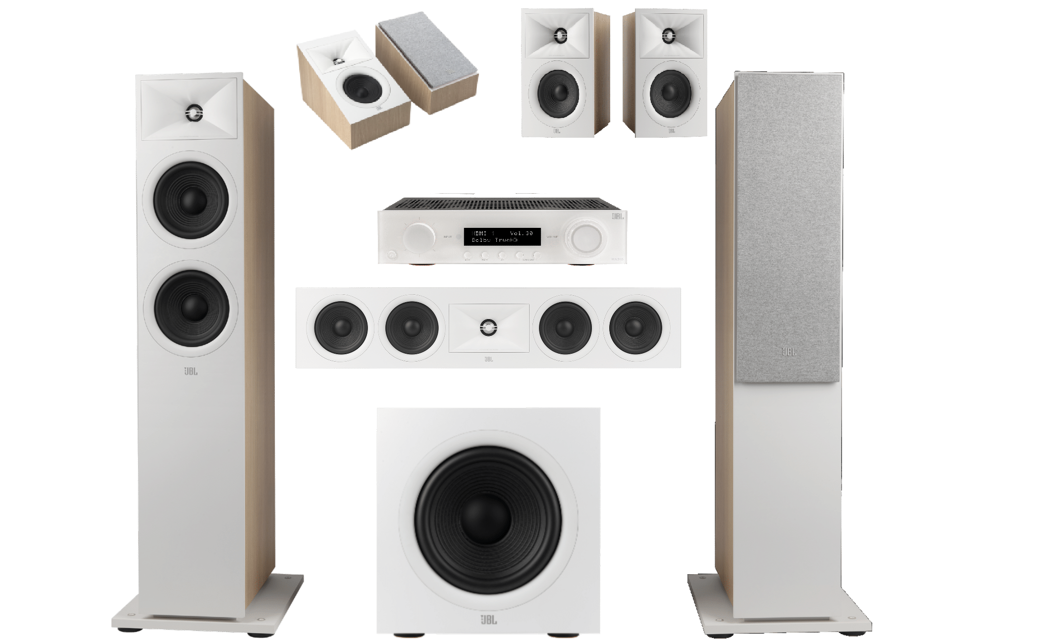 Stage 2 set 1 (5.1.2 Dolby Atmos) Latte