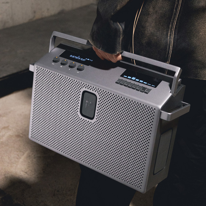 BT Speaker Large Greige