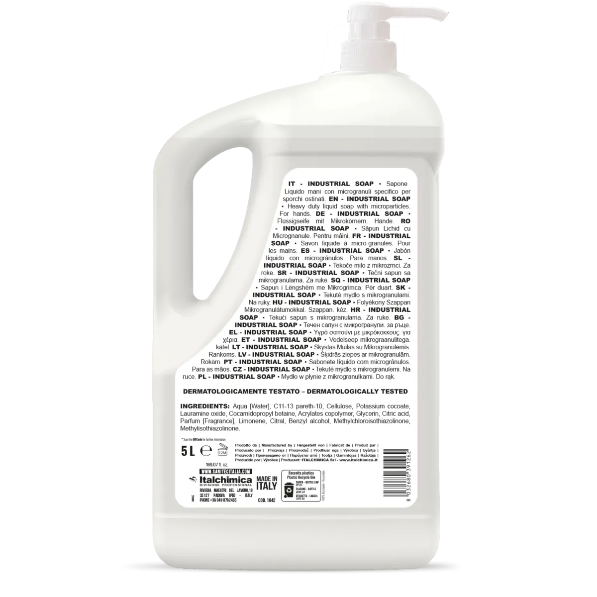 Lavamani Industria - Gel idustrial pentru curăţarea mâinilor 5 L - 1045