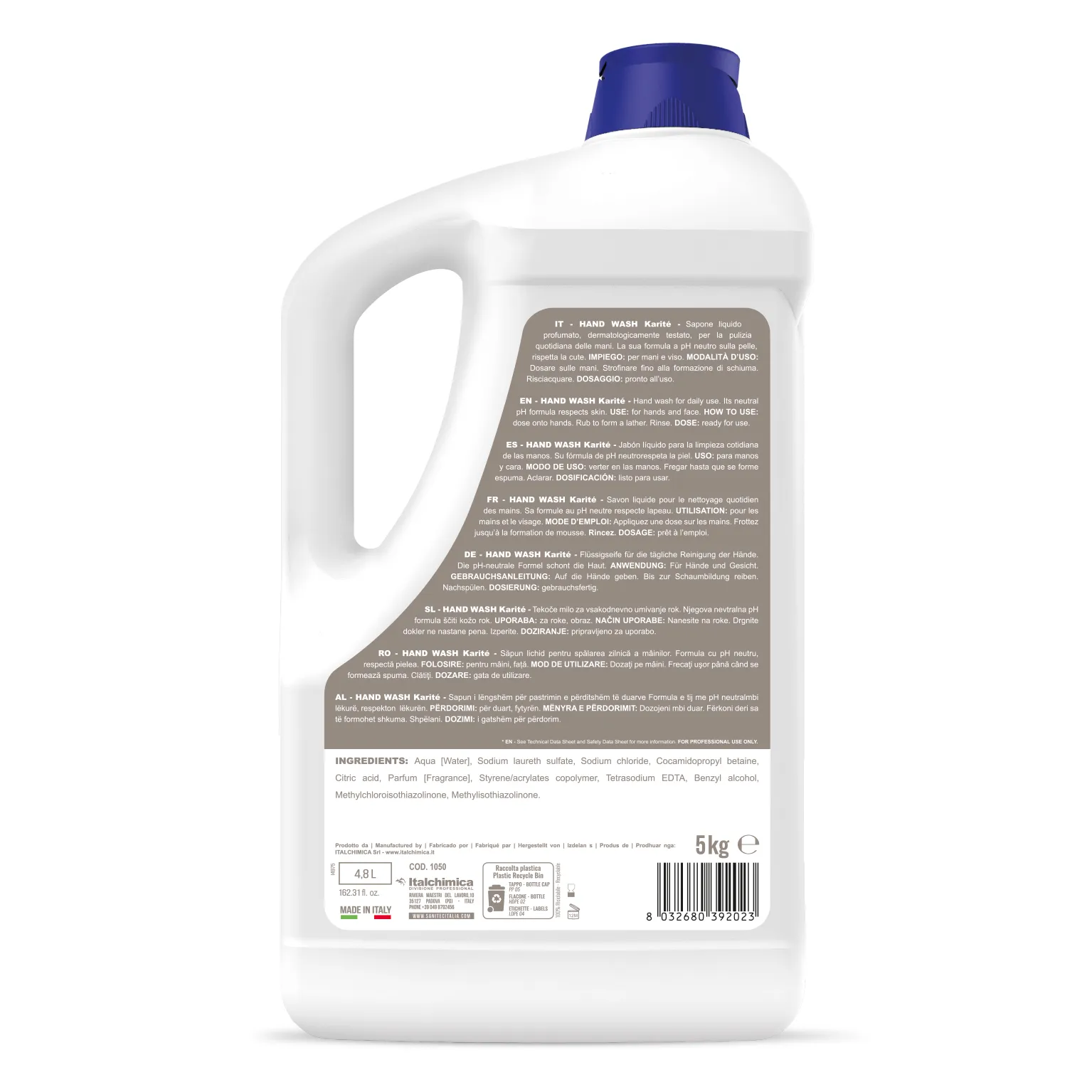 Karite - Săpun lichid cu Ph neutru 5 kg - 1050