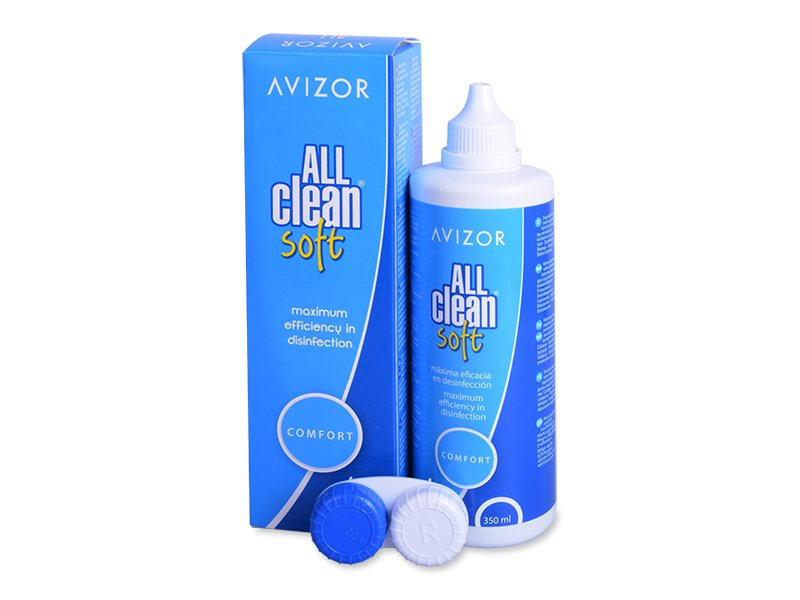 All Clean Soft 250 ml (Avizor Multi-Purpose with Protein Remover) + container