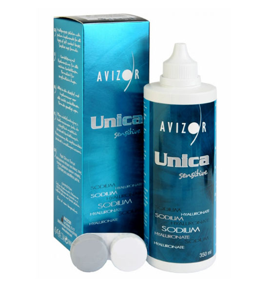 Unica Sensitive 350 ml (with hyaluronic acid) + container
