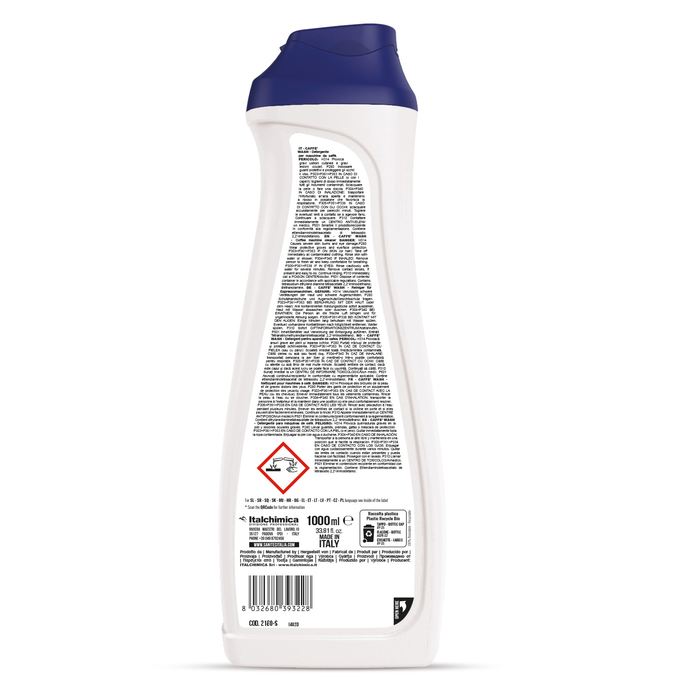 Caffe Wash - Detergent pentru mașina de cafea 1000 ml - 2160