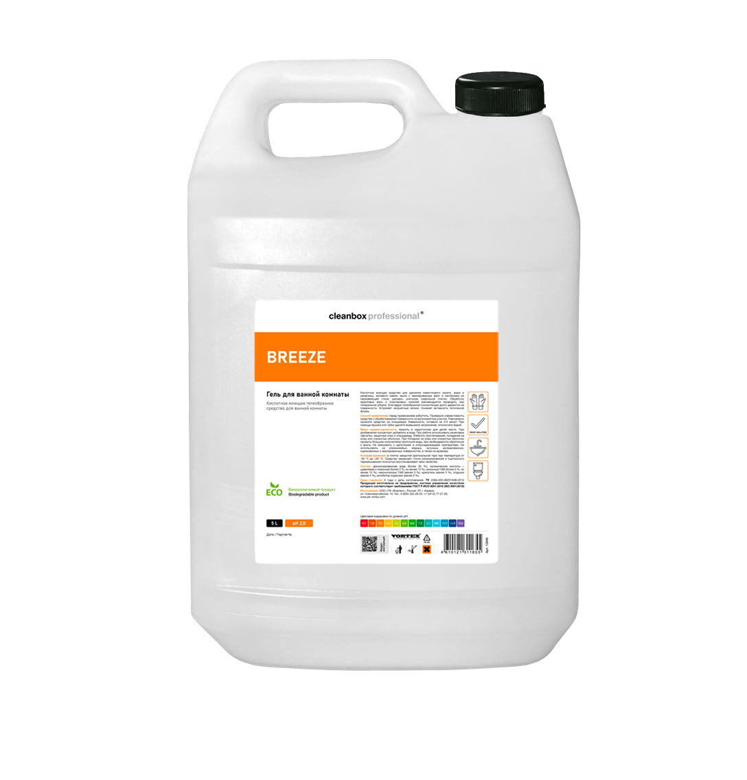 Breeze - Detergent gel acid pentru baie 5 L - 13045