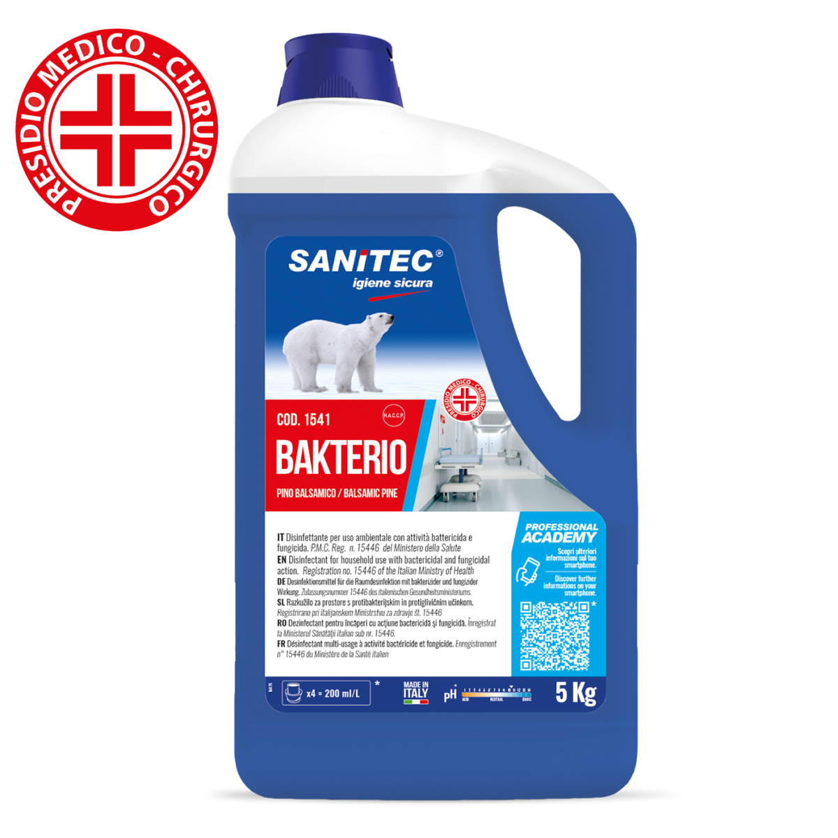 Bakterio - Detergent-dezinfectant 5 L - 1541