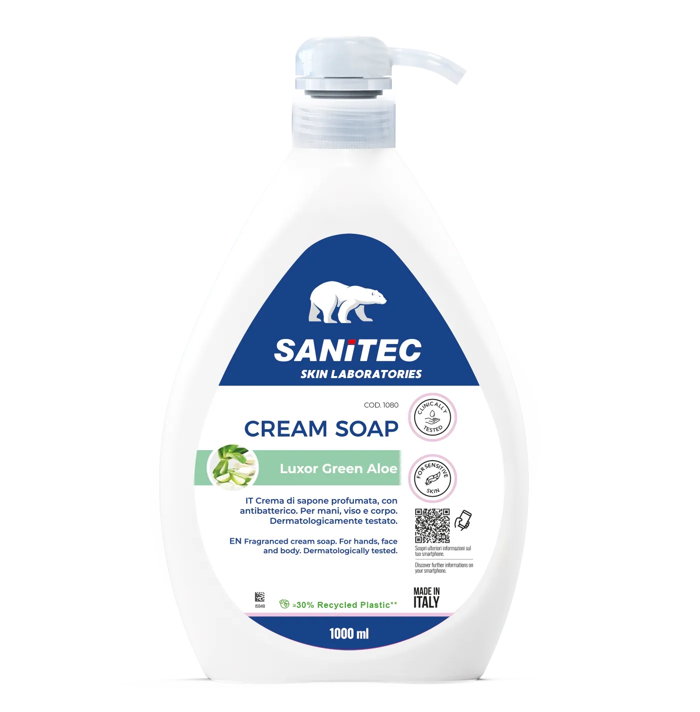 Luxor Aloe - Săpun-cremă cu efect antibacterian 1 L - 1080