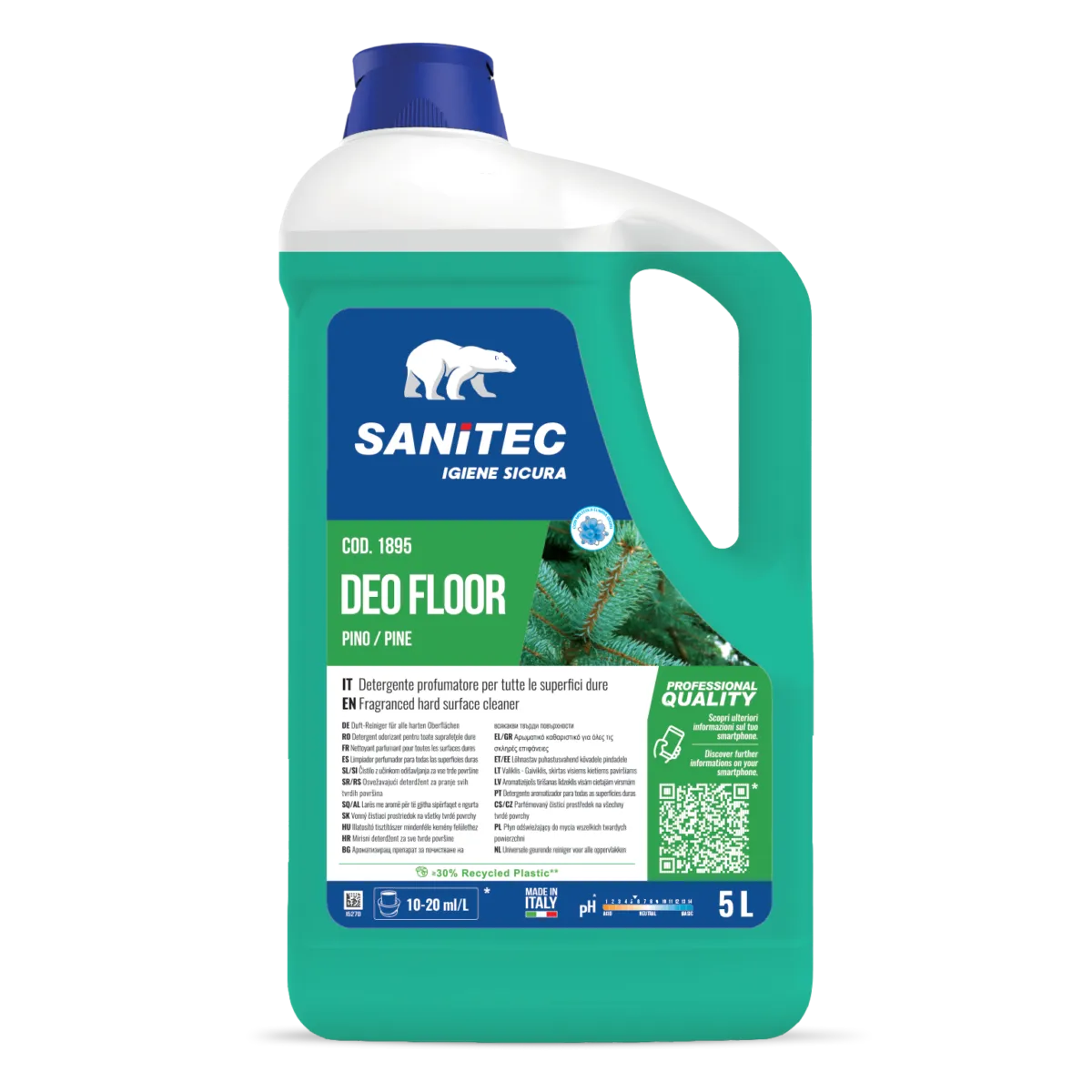 Deo Floor Pino - Detergent pardoseli cu efect odorizant 5 L - 1895