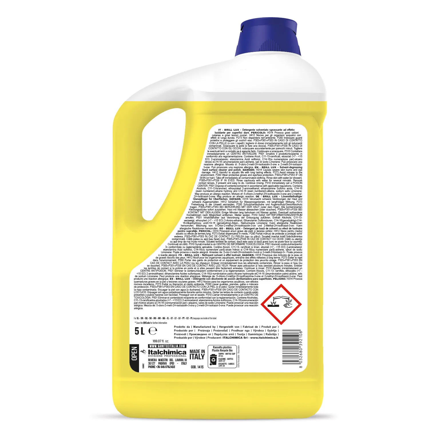Brill Lux - Detergent pentru pardoseli cu efect de lustruire 5 L - 1415
