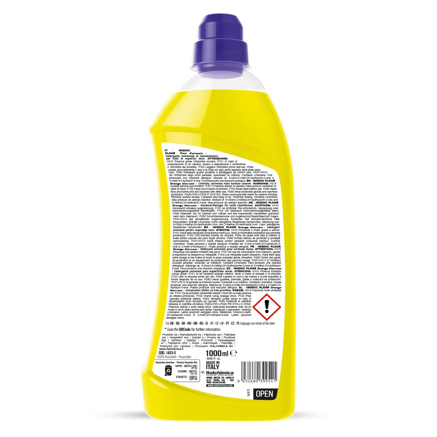 Igienic Floor Orange Blossom - Detergent pentru pardoseli 1 L - 1433