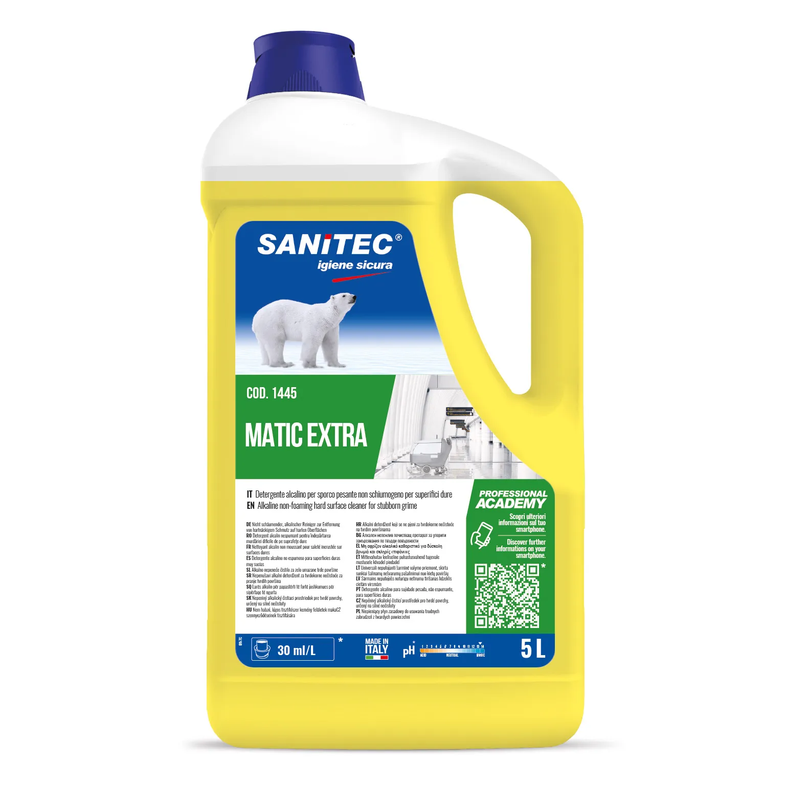Matic Extra - Detergent pentru pardoseli alcalin 5 L - 1445