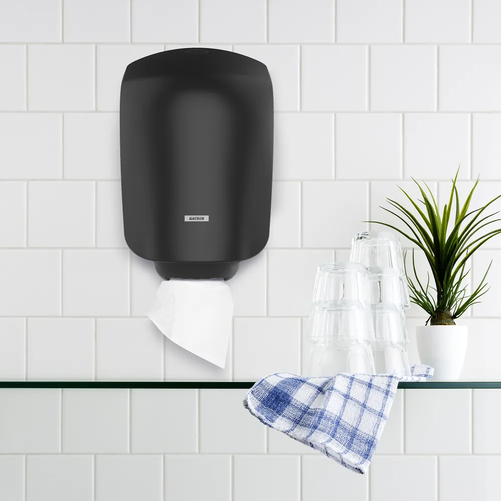 Centerfeed S Black - Dispenser pentru prosoape de hîrtie cu derulare centrală - 92100