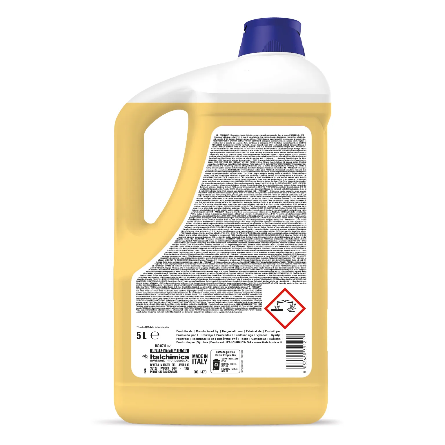 Parquet - Detergent special pentru parchet din lemn sau laminat 5 L - 1471