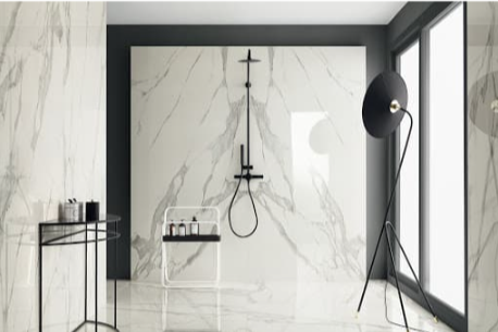 Placă din gresie porțelanată SPECCHIO CARRARA POL 1198×2748