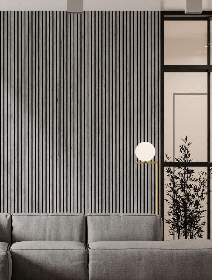 Panou acustic decorativ Walnut, 600×3000 mm
