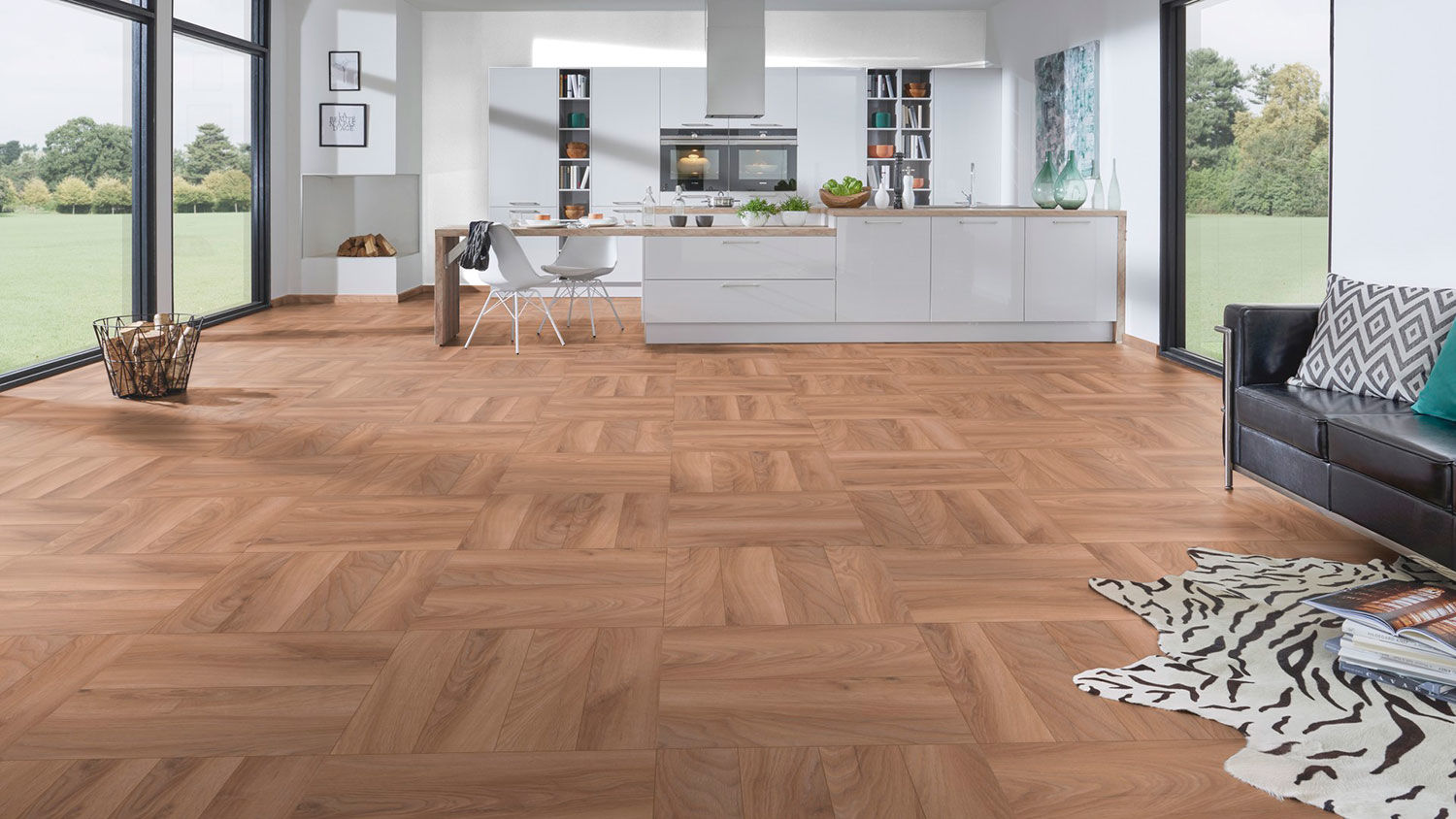 Parchet laminat Krono Original 5947 HISTORIC OAK X-WAY BRADUT , Planked (HO) 10mm/32