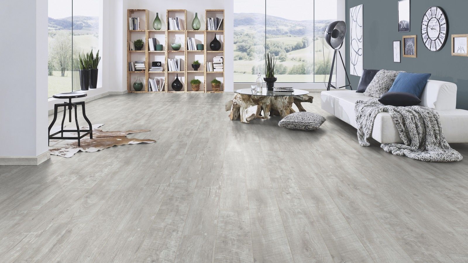 Parchet laminat Krono Original K060 Alabaster Barnwood, Planked (BW) 12mm/33