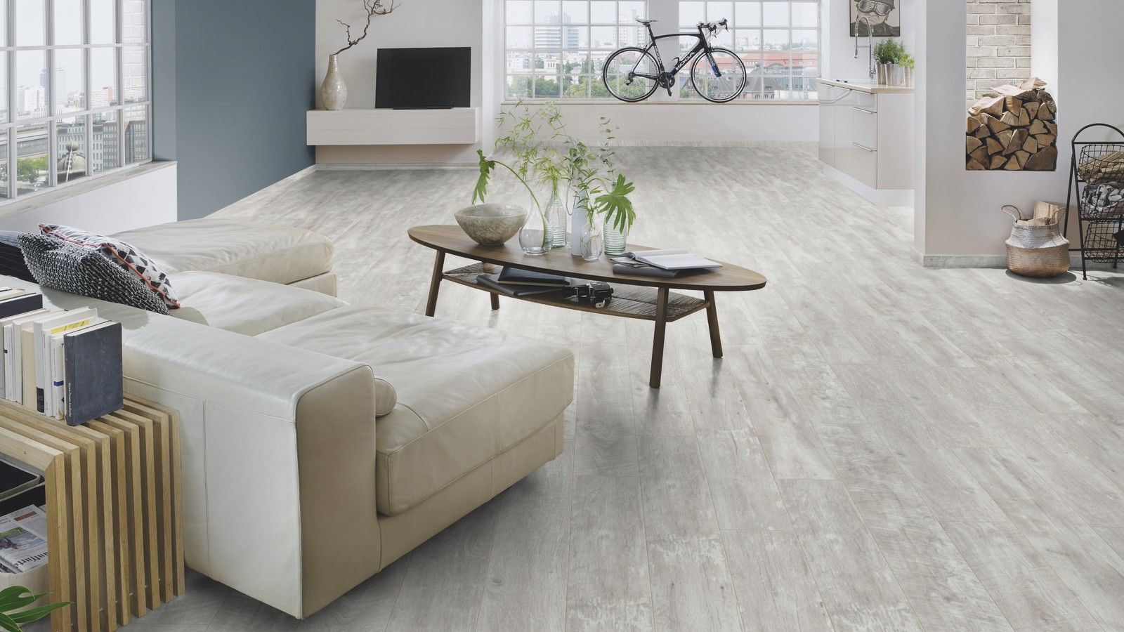 Parchet laminat Krono Original K060 Alabaster Barnwood, Planked (BW) 12mm/33