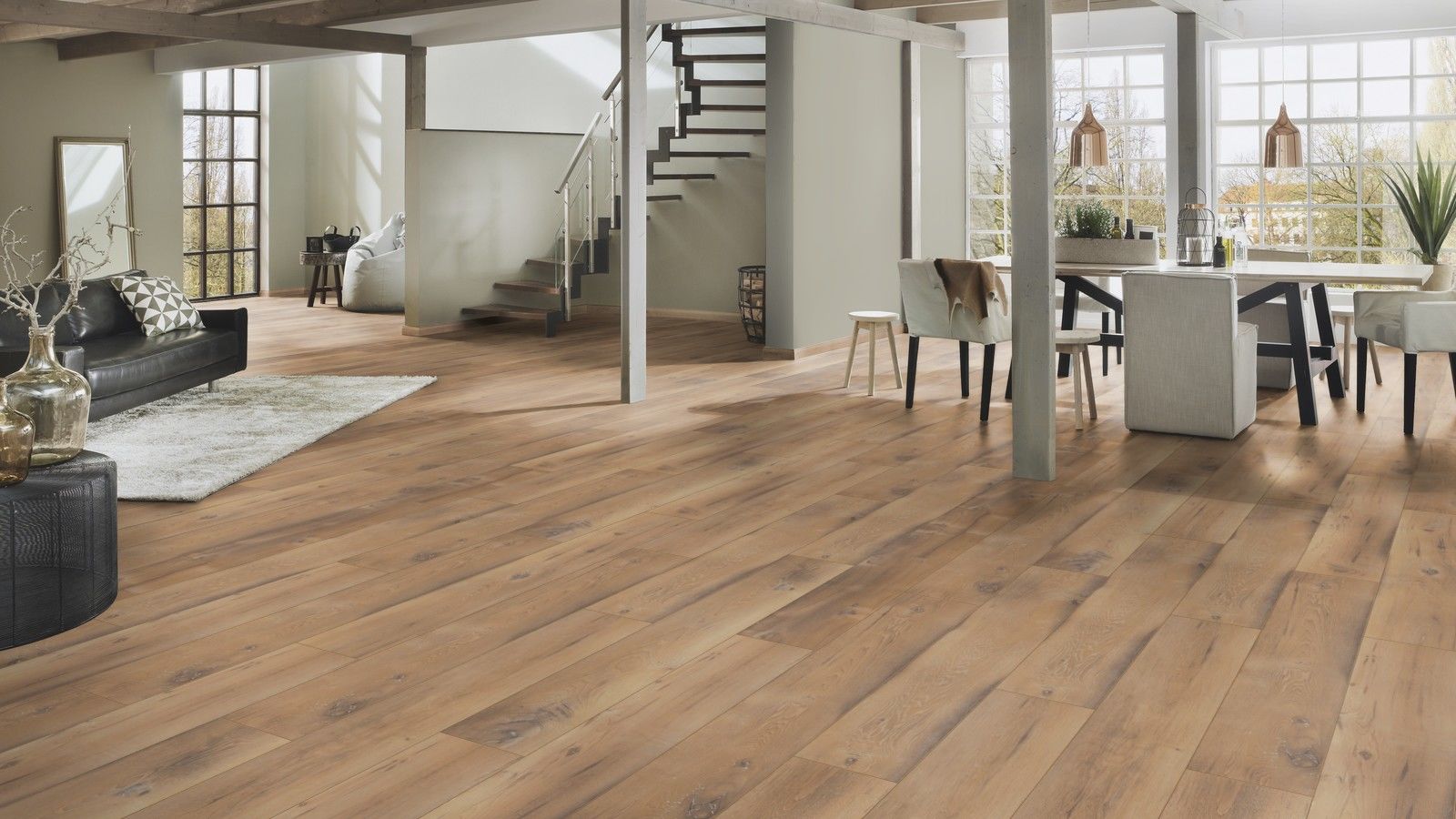 Parchet laminat Krono Original K264 Golden Hammerwood 8mm/32