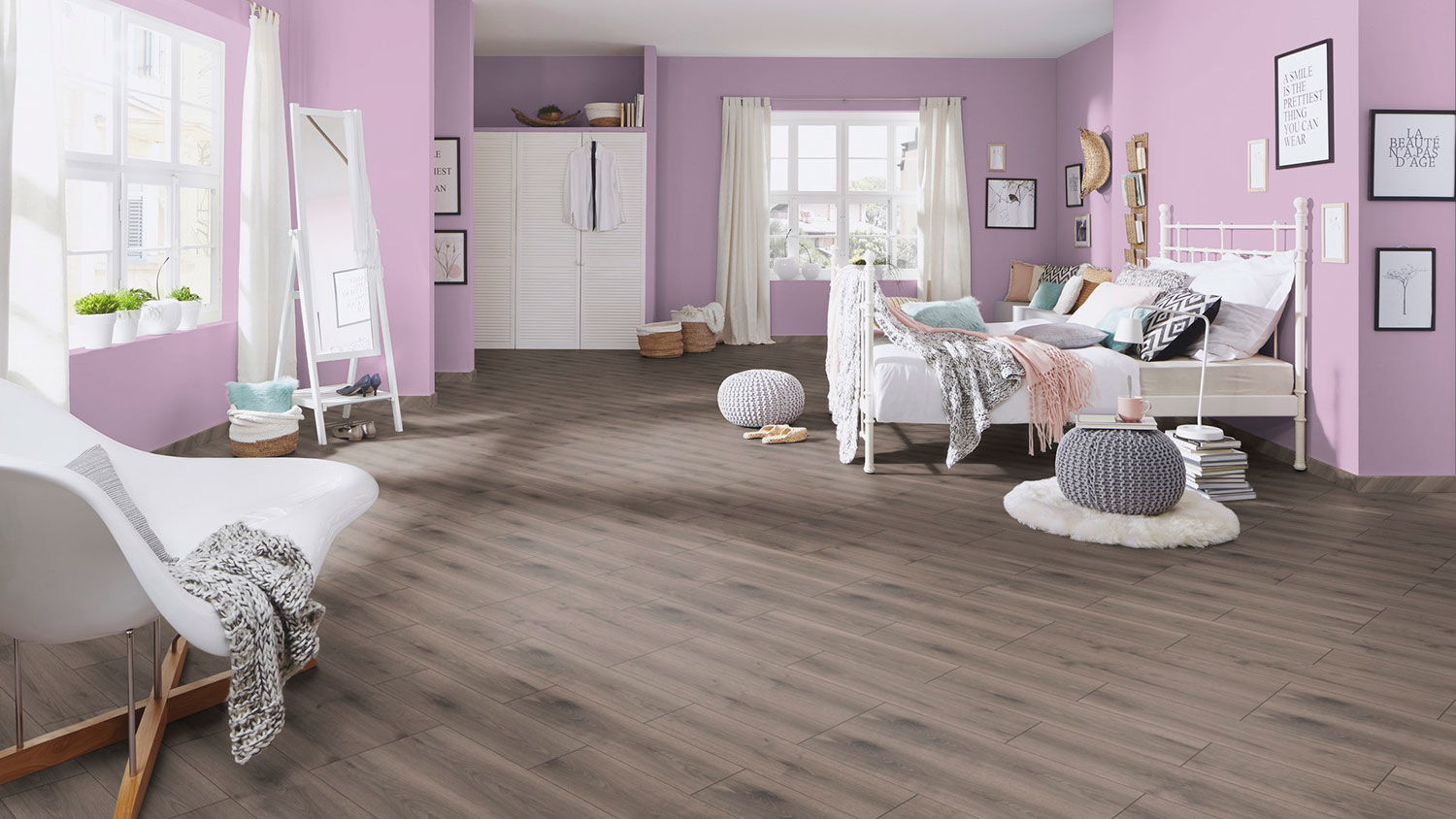 Parchet laminat Krono Original K287 STEELWORKS OAK X-WAY, BRADUT (HO) 10mm/32