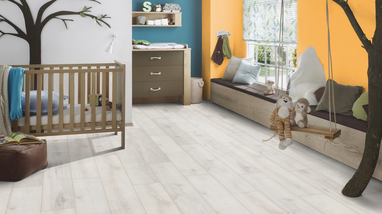 Parchet laminat Krono Original K336 Iceberg Oak, Planked (HC) 12mm/33
