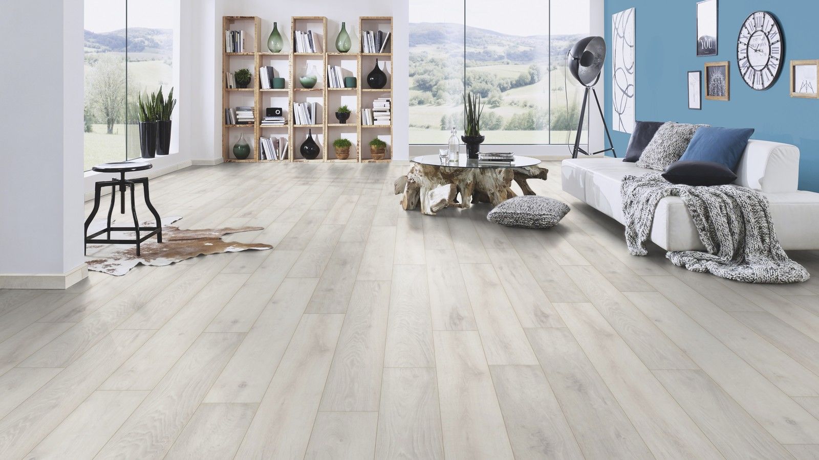 Parchet laminat Krono Original K336 Iceberg Oak, Planked (HC) 12mm/33