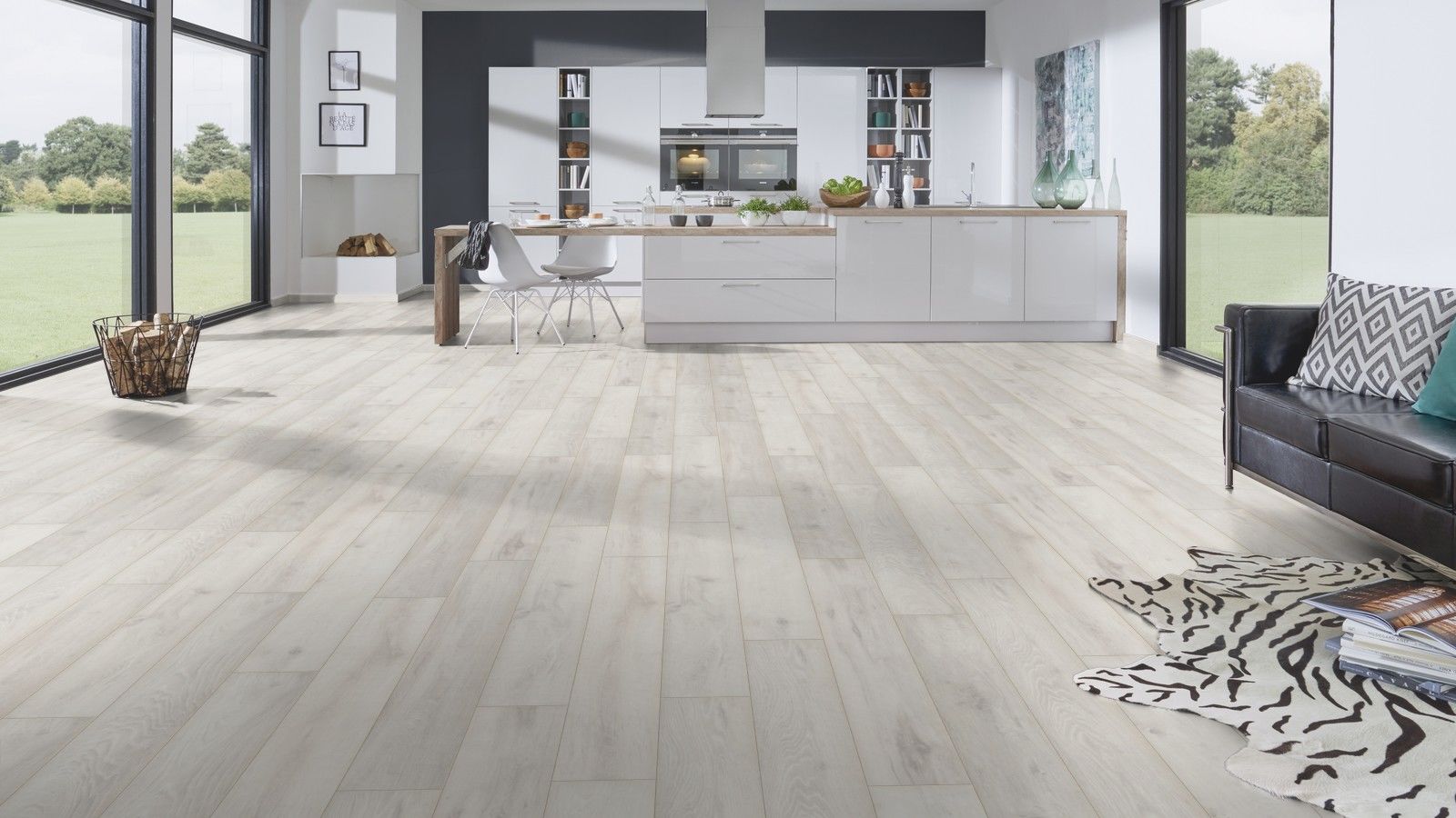 Parchet laminat Krono Original K336 Iceberg Oak, Planked (HC) 12mm/33