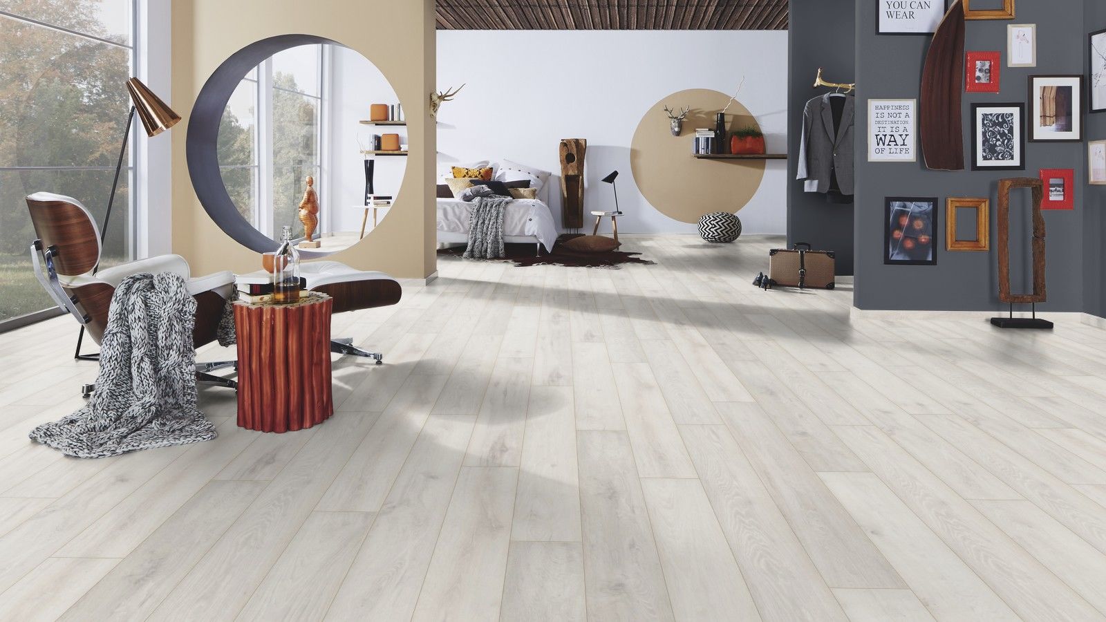 Parchet laminat Krono Original K336 Iceberg Oak, Planked (HC) 12mm/33