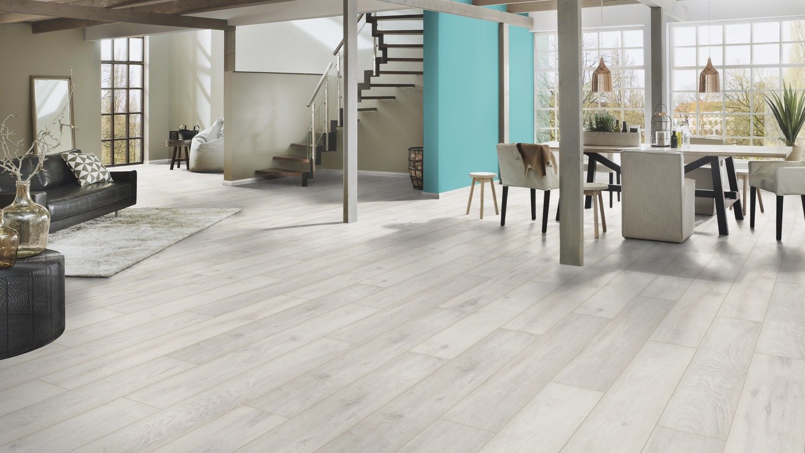 Parchet laminat Krono Original K336 Iceberg Oak, Planked (HC) 12mm/33