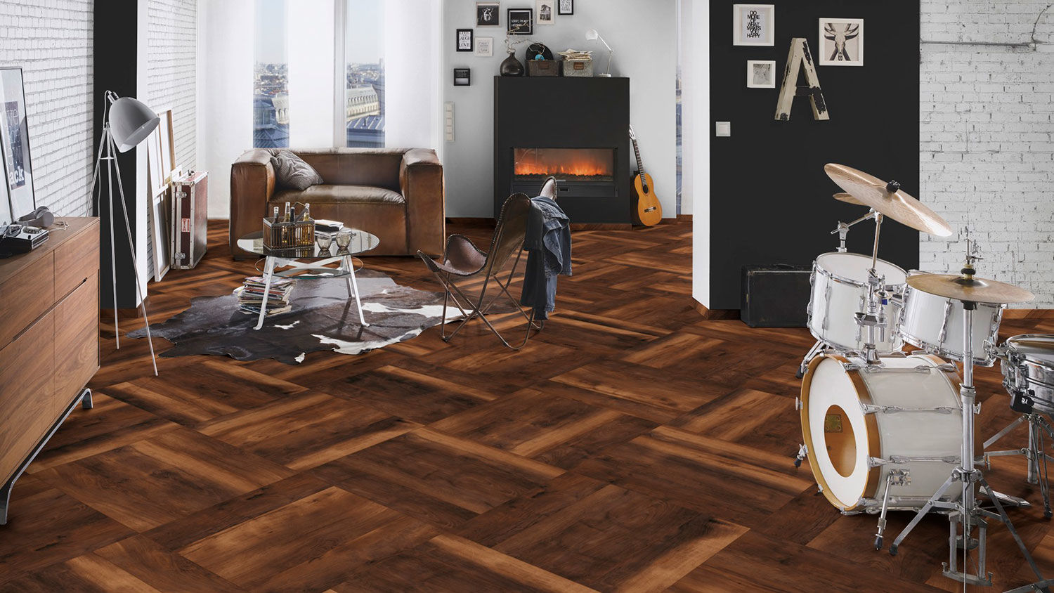 Parchet laminat Krono Original K411 LAGUNA OAK X-WAY, BRADUT (HO) 10mm/32