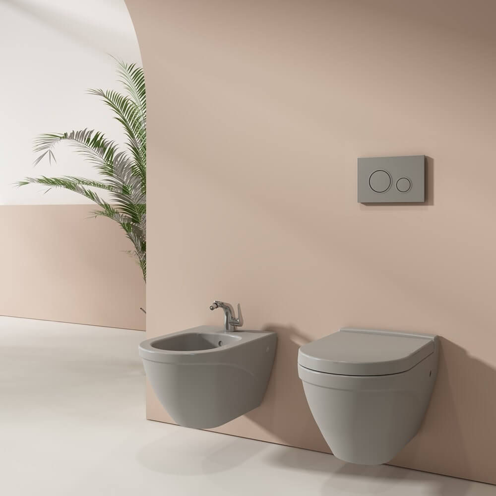 PROMO SET WC TAORMINA с крышкой soft close+ БИДЕ TAORMINA