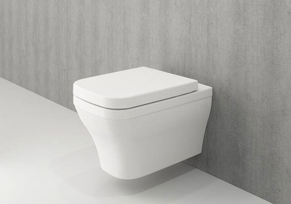 Vas veceu suspendat Firenze WC Alb cu capac soft close