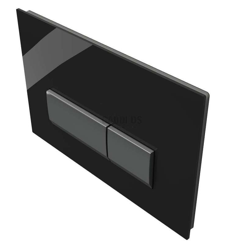BUTON PENTRU WC Bocchi Vivente Control Panel Black Glass