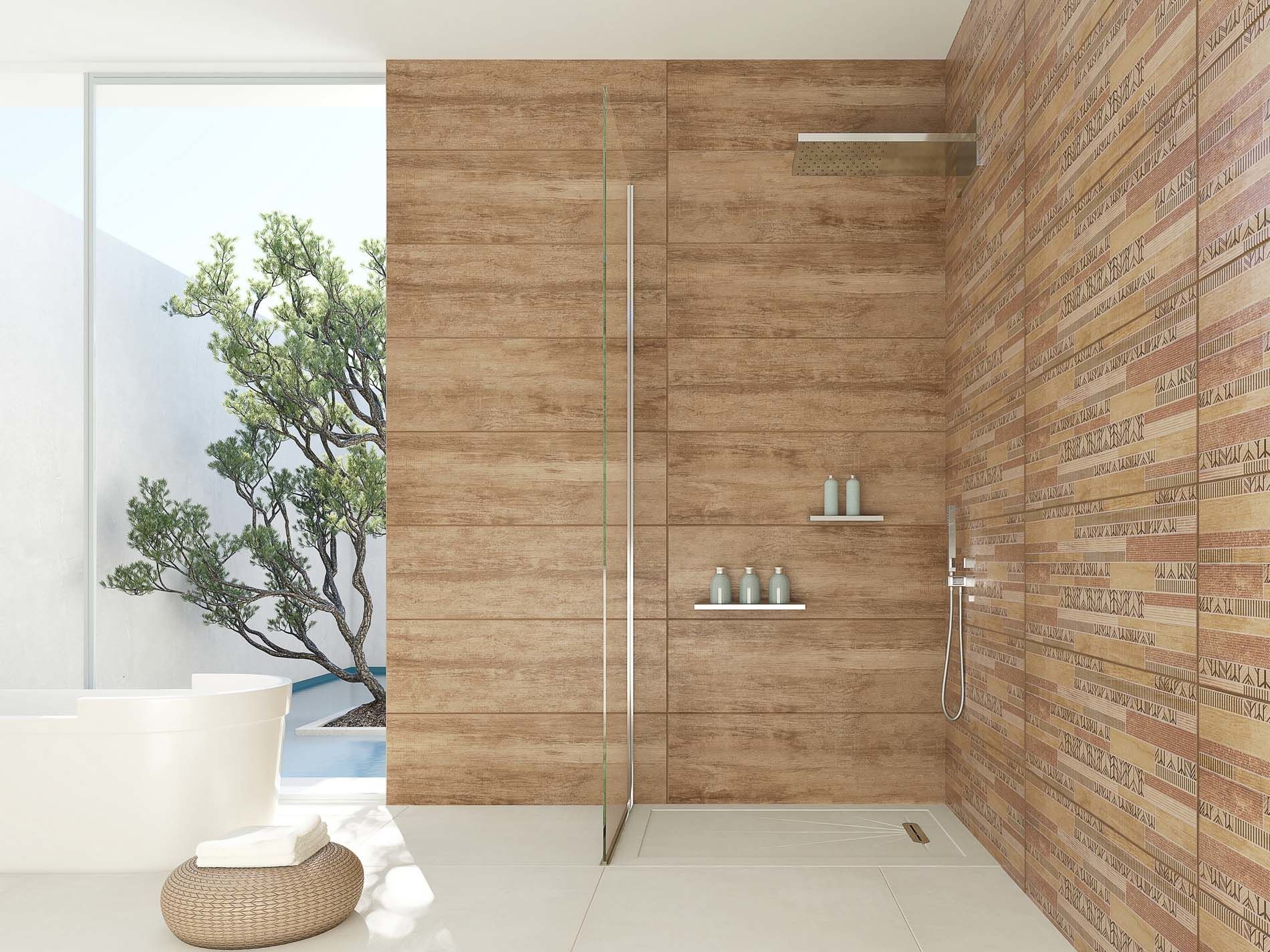Cadita de dus AquaNit WHITE SLOPE 90x90 cm cu sifon din inox