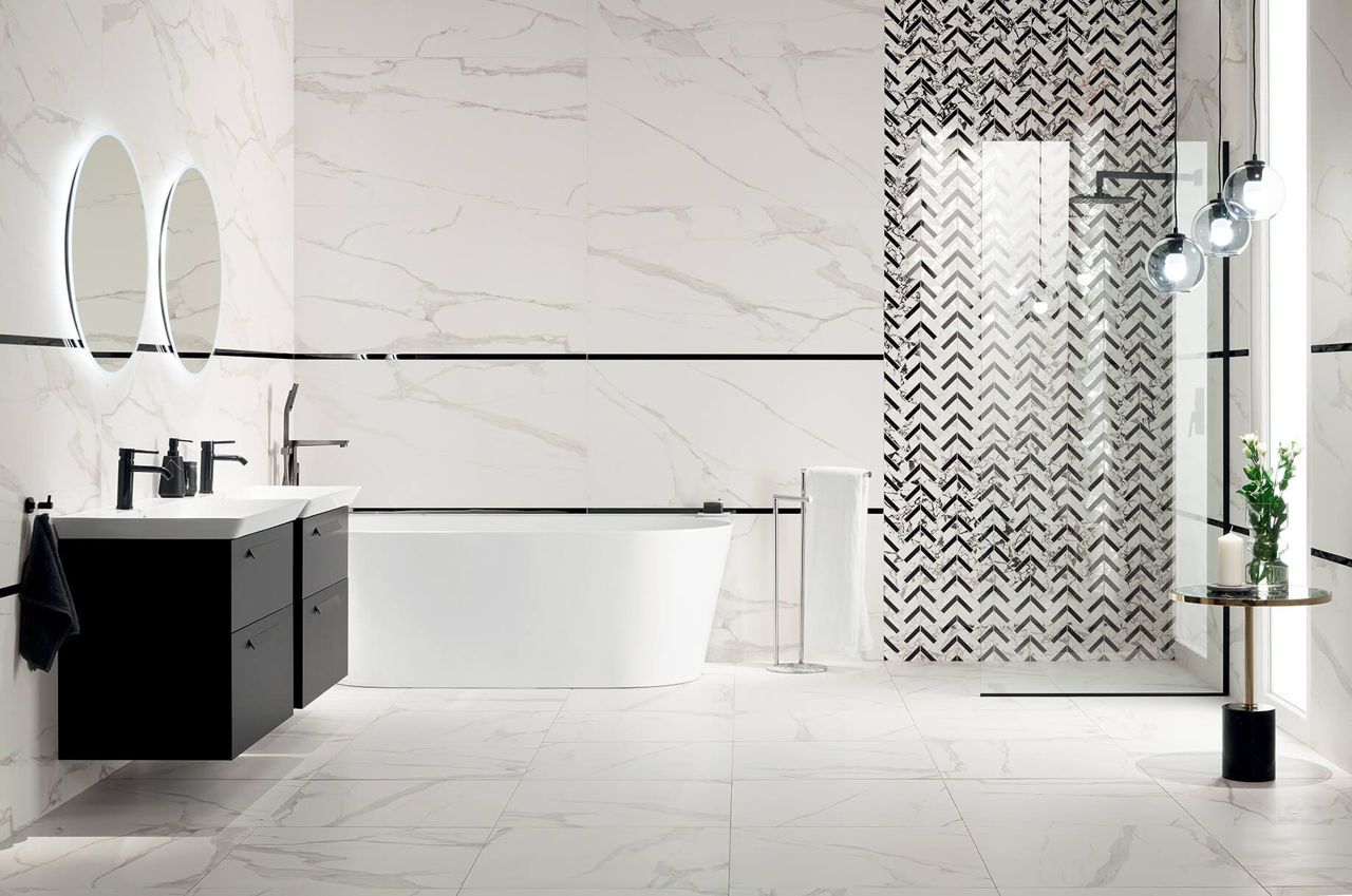 Gresie si faianta portelanata BONELLA WHITE MATT 1198*598mm