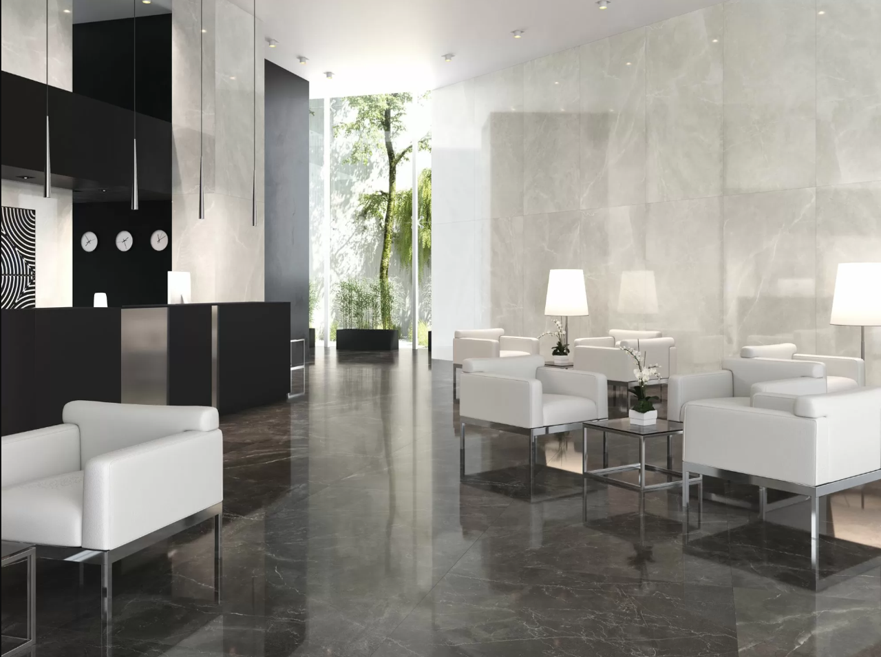 Gresie si faianta portelanata ELEGANT MOKA RETT POL 60*120