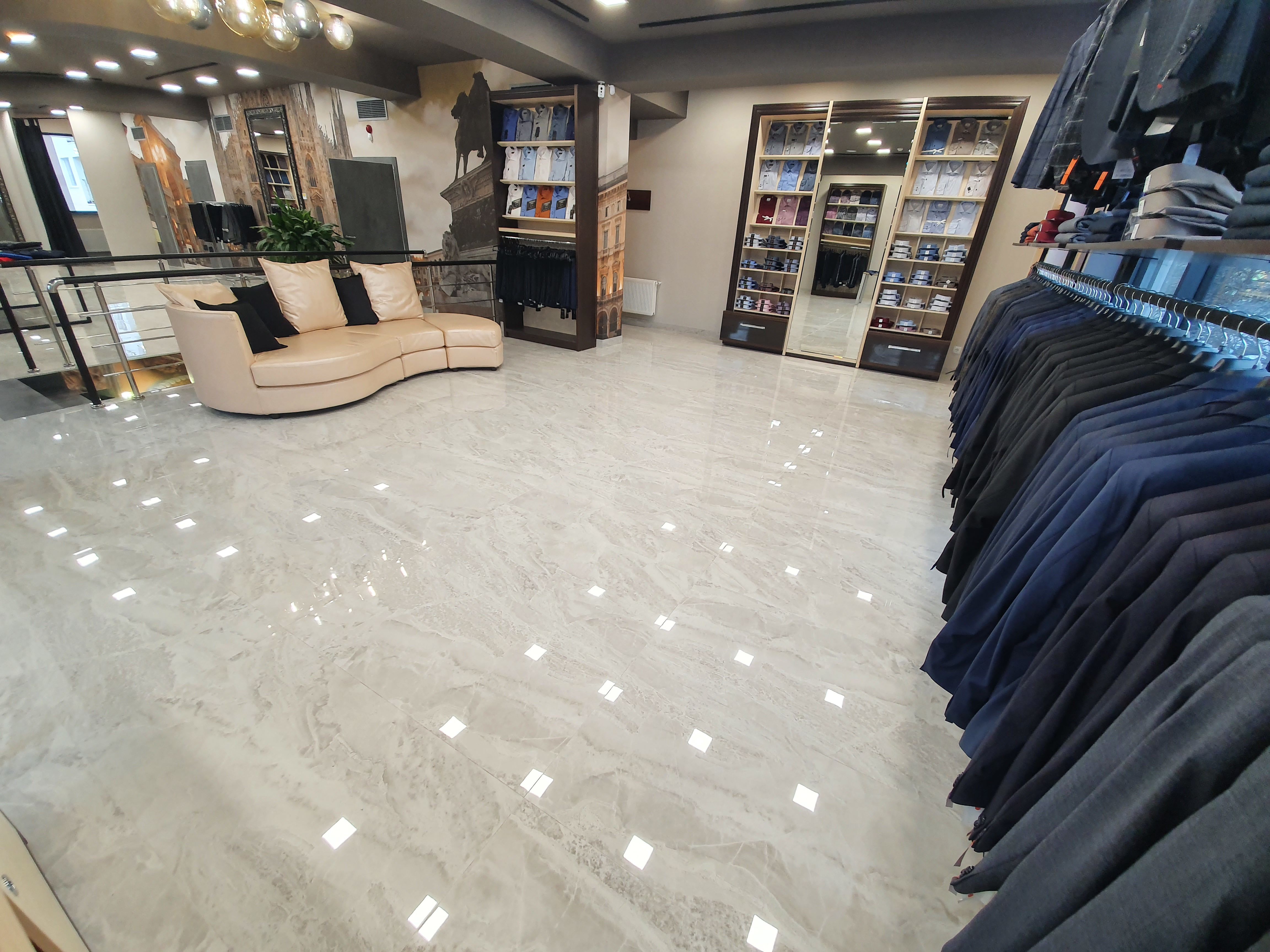 Gresie si faianta portelanata KEOPS LATTE RECT POL 60*120