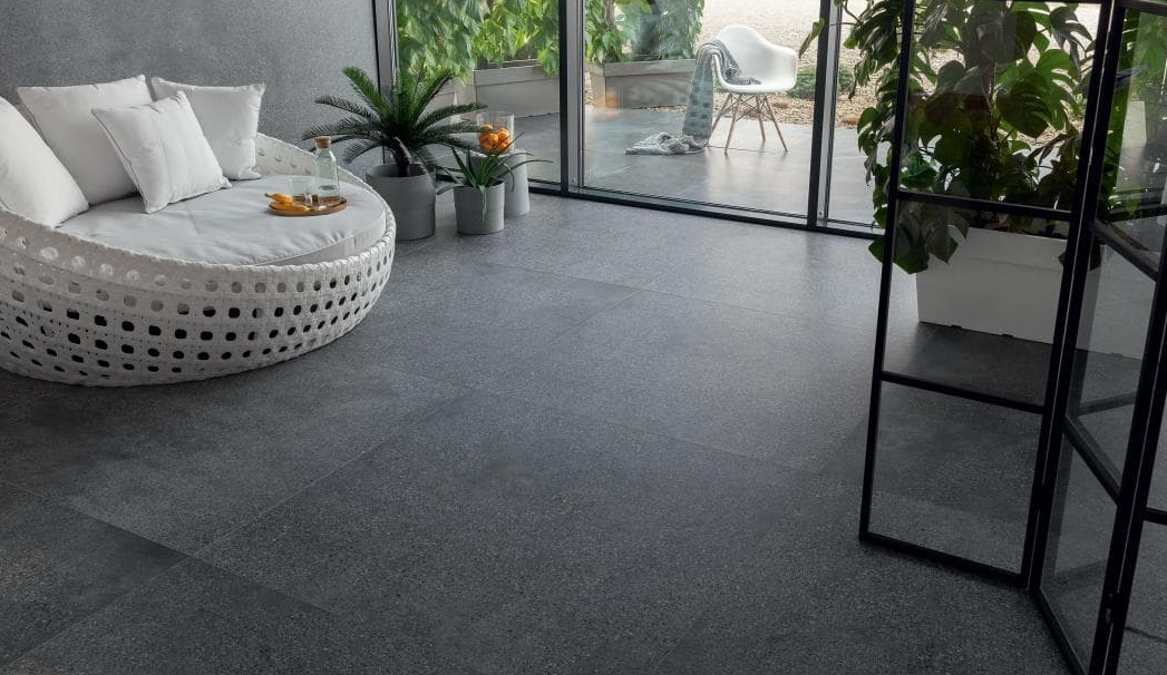 Gresie si faianta portelanata TERRAZZO GRAPHITE MAT 1198*598mm